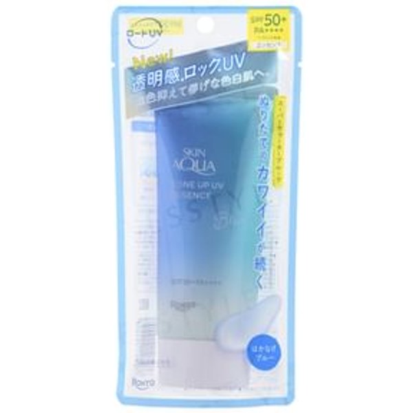 Rohto Mentholatum - Skin Aqua Tone Up UV Essence Blue SPF 50+ PA++++ 70g