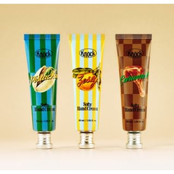 Knock, - Softy Hand Cream - 3 Types Caramelt