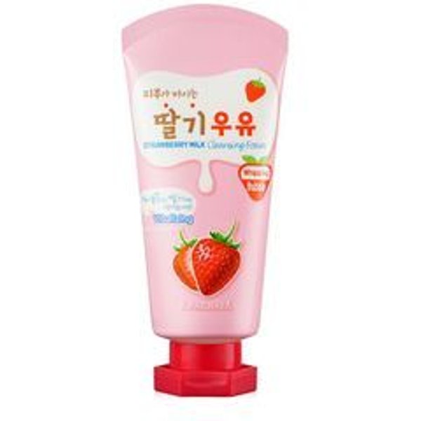 Kwailnara - Milk Cleansing Foam - 3 Types Strawberry