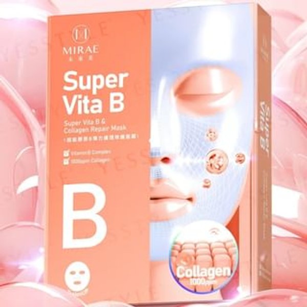 MIRAE - Super Vita B & Collagen Repair Mask 4 pcs