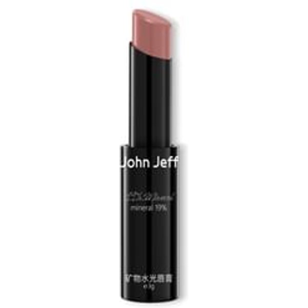 John Jeff - 17% Mineral Water Glow Lip Gloss - 8 Colors 01# Nude Pink - 3g
