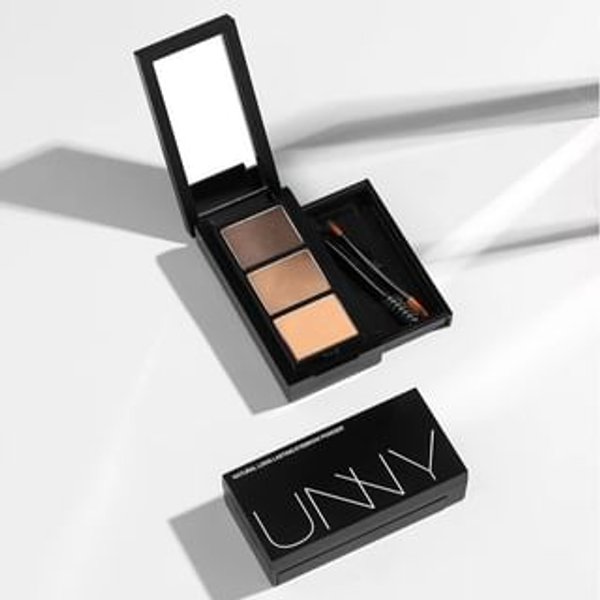 UNNY CLUB - Natural Long Lasting Eyebrow Powder - 3 Colors Y04# Black Tea Gray - 2.7g