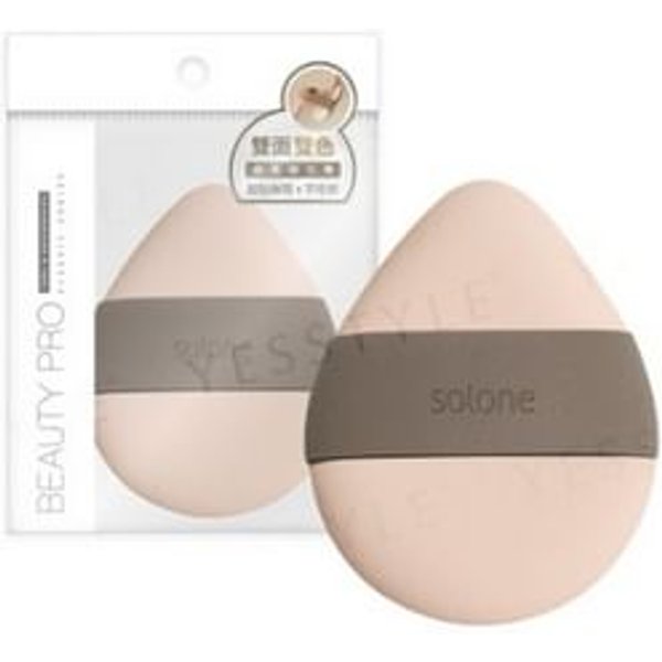 Solone - Double Sided Souffle Makeup Puff Tamagoyaki - 1 pc