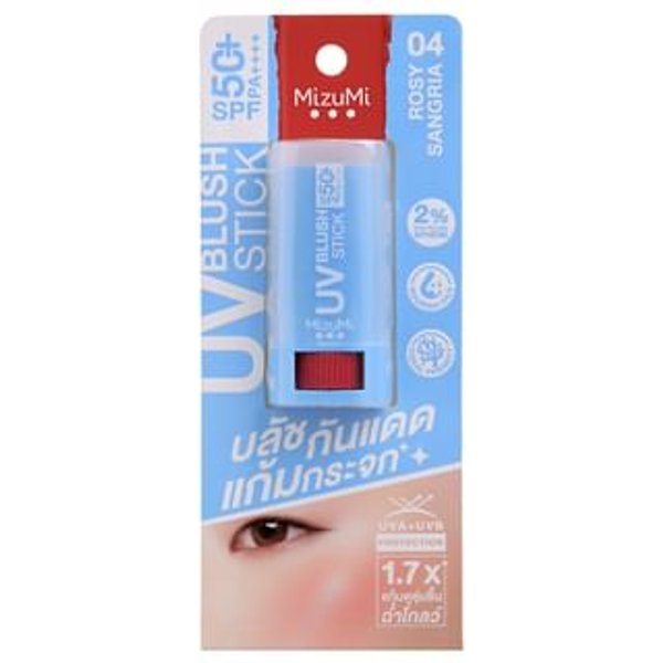 MizuMi - UV Blush Stick SPF 50+ PA++++ 04 Rosy Sangria