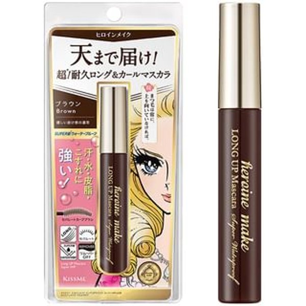 ISEHAN - Kiss Me Heroine Make Long Up Mascara Super Waterproof 02 Brown