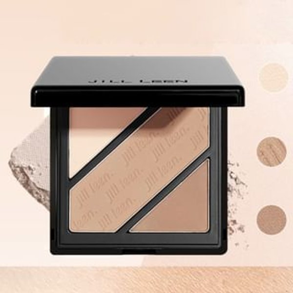 JILL LEEN - 3 in 1 Warm Tone Contour Palette #07 Three Color Palette