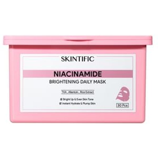 SKINTIFIC - Niacinamide Brightening Daily Mask - Masque quotidien éclat à la niacinamide