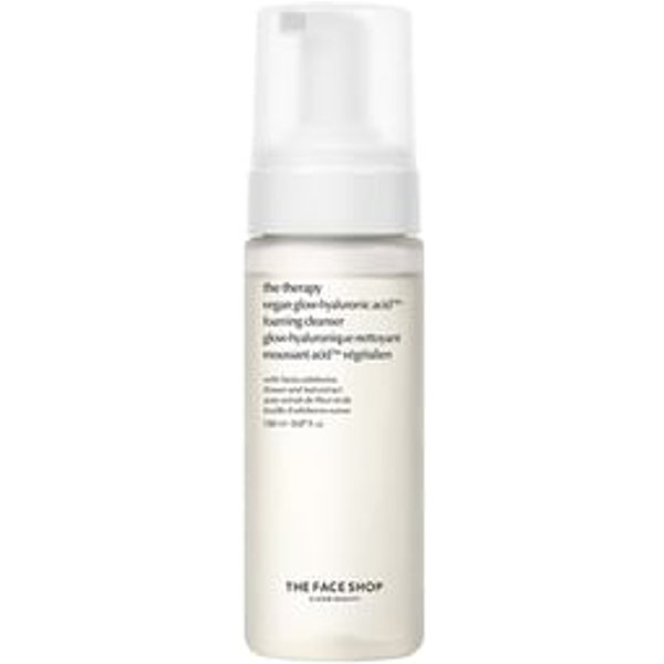 THE FACE SHOP - The Therapy Vegan Glow Hyarulonic Acid Foam Cleanser 150ml