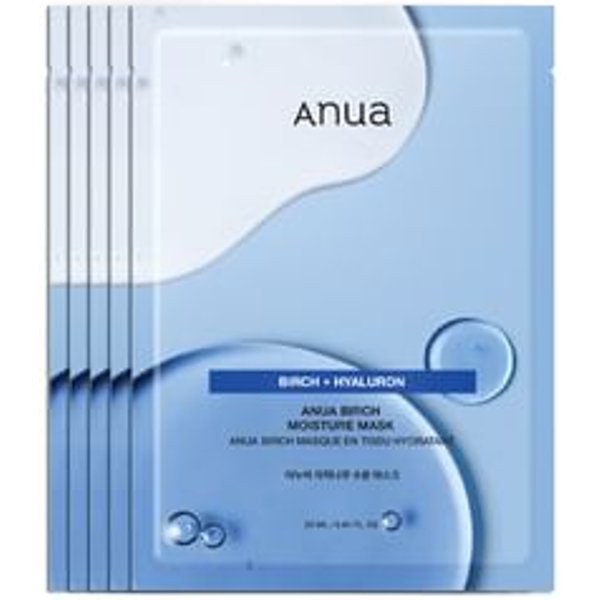 Anua - Birch Moisture Mask Bundle Set 2025 Version - 25ml x 5 sheets