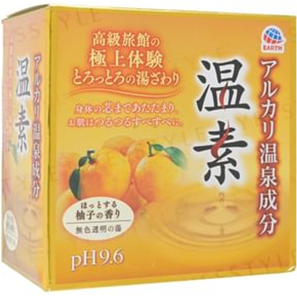 EARTH - ONSO PH9.6 Bath Agent Yuzu Fragrance 15 pcs