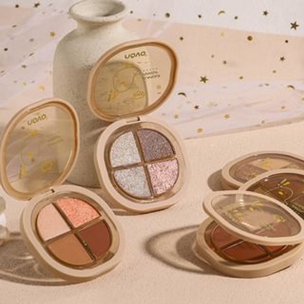 NOVO - Portable 4 Colours Eyeshadow Palette 03# - 6g