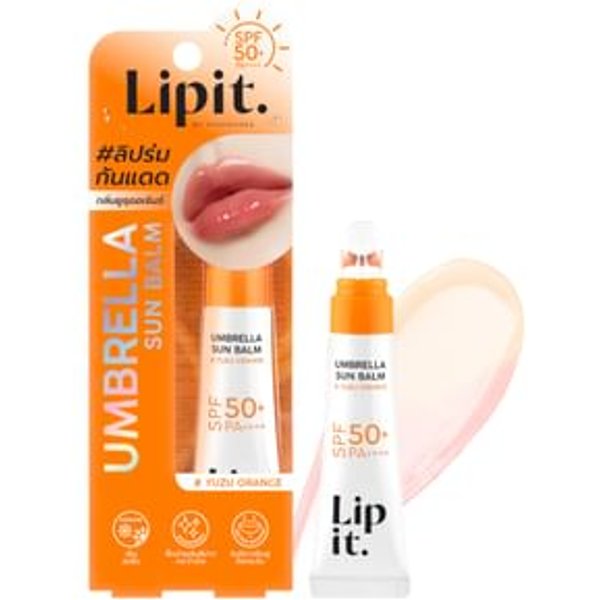 Lipit - Umbrella Sun Balm SPF 50+ PA++++ 02 Yuzu Orange