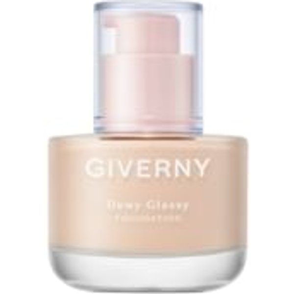 GIVERNY - Dewy Glassy Foundation - 7 Colors #01NW Icy