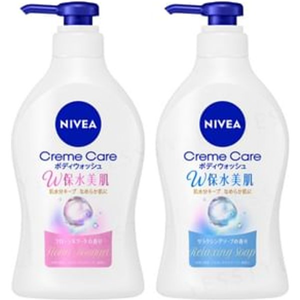 Nivea Japan - Cream Care Double Water Retention Body Wash Floral Bouquet - 470ml