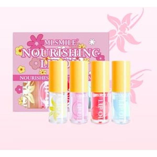 MLSMILE - Set of 4: Vitamin E Nourishing Lip Oil Set #Set