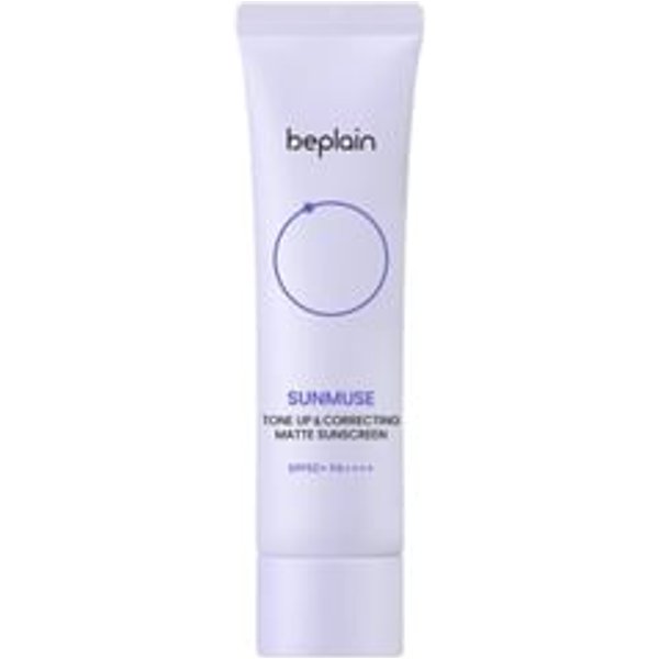 beplain - Sunmuse Tone Up & Correcting Matte Sunscreen - Crème solaire mat correctrice de teint