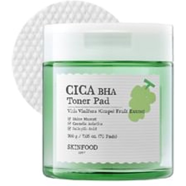 SKINFOOD - Shine Muscat Cica BHA Toner Pad 70 pads