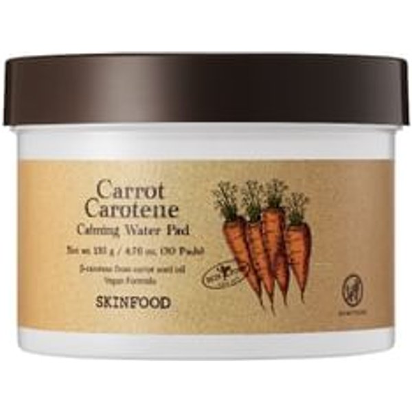 SKINFOOD - Mini Pads de Tónico Carrot Carotene Calming Water