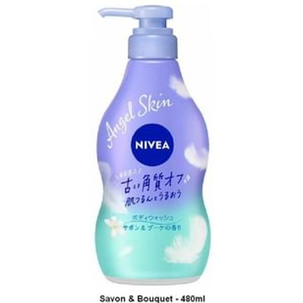 Nivea Japan - Angel Skin Body Wash Savon & Bouquet - 480ml