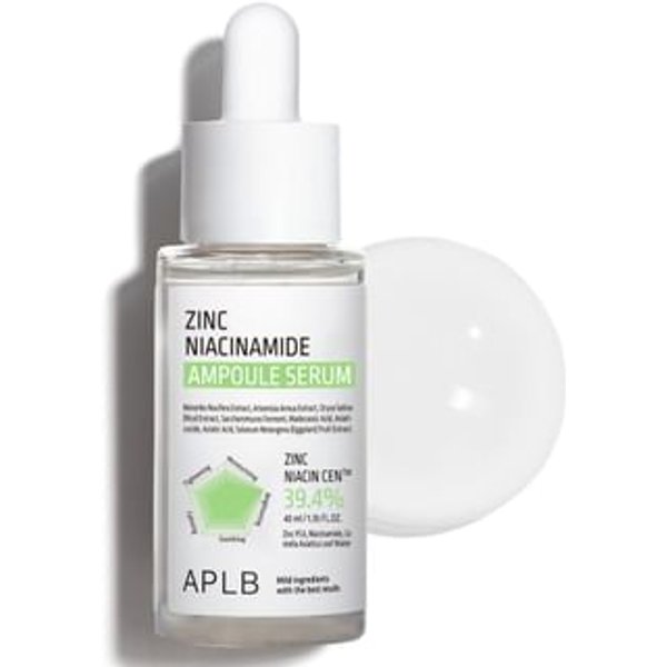 APLB - Zinc Niacinamide Ampoule Serum - Sérum au zinc, niacinamide et centella