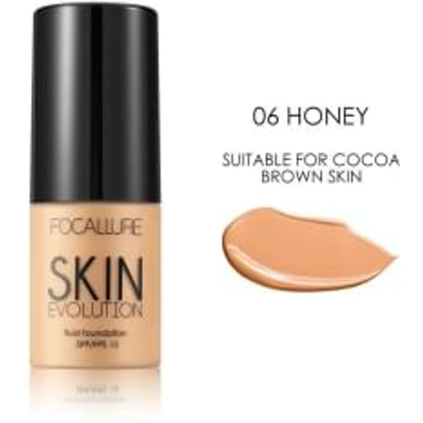 FOCALLURE - Skin Evolution Fluid Foundation - 6 Shades #6 Honey - 70g