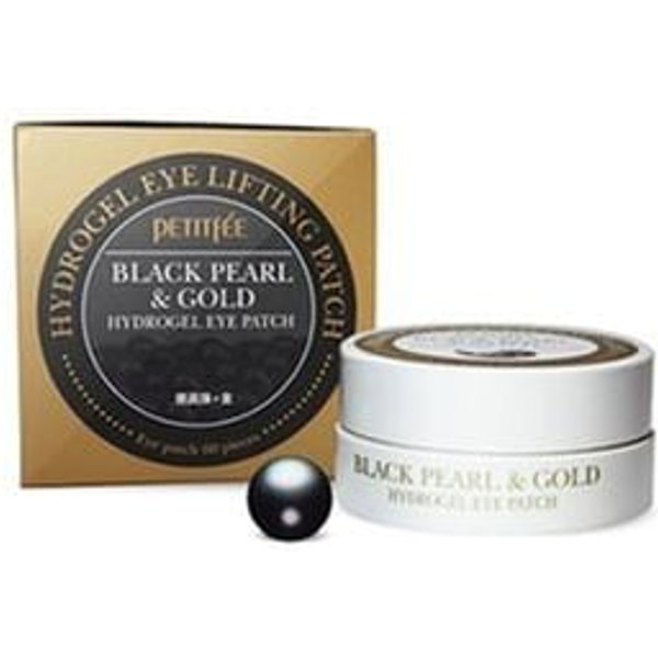 PETITFEE - Parche de ojos de perla negra y oro Black Pearl & Gold Eye Patch 60 uds.