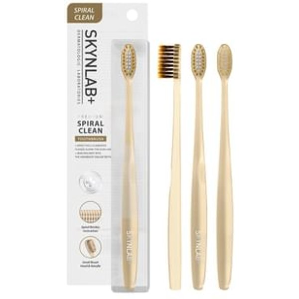 Skynlab - Premium Spiral Clean Toothbrush Gold 1 pc
