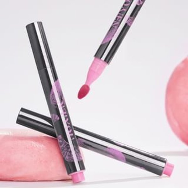 NEIYOU - Translucent Mirror Liquid Lipstick Pen - 6 Colors M05# White Peach Oolong - 3g