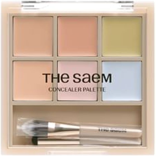 The Saem - Cover Perfection Concealer Palette - 2 Colors 2026 Version - #02 Cover & Light