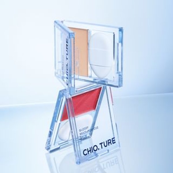 CHIOTURE - Glossy Multi-Use Cream Blush / Highlighter G02# Champagne Gold - 2g