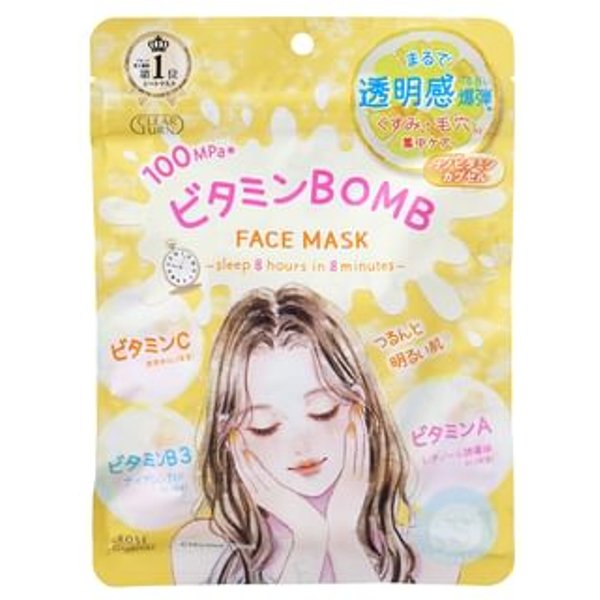 Kose - Clear Turn BOMB Vitamin Face Mask 7 pcs