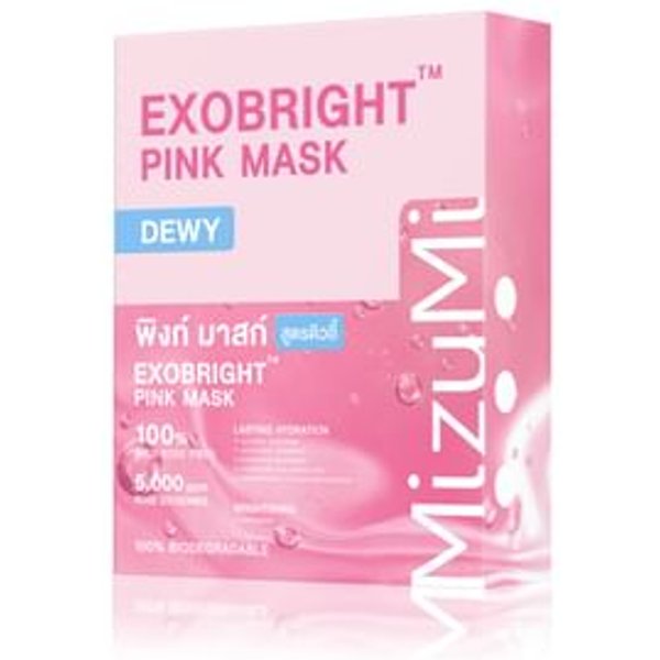MizuMi - EXOBright Pink Mask Dewy 5 pcs