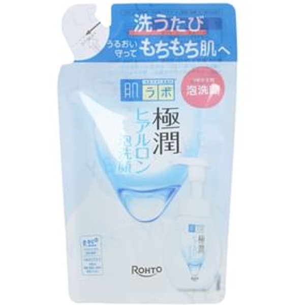 Rohto Mentholatum - Hada Labo Gokujyun Hydrating Face Wash Refill 140ml