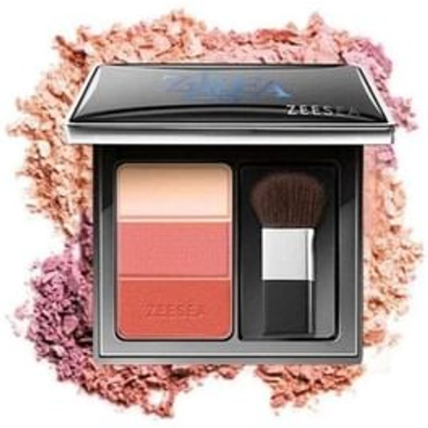 ZEESEA - 3 Color Concealer Blusher - 2 Colors #Vigour Orange - 5g