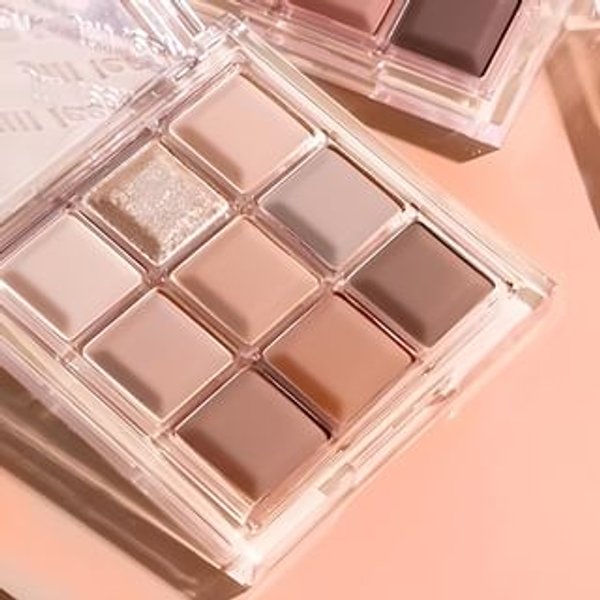 JILL LEEN - 9 Colors Chocolate Eyeshadow Palette - #CC01 Hazelnut Cocoa #CC01 - 9g