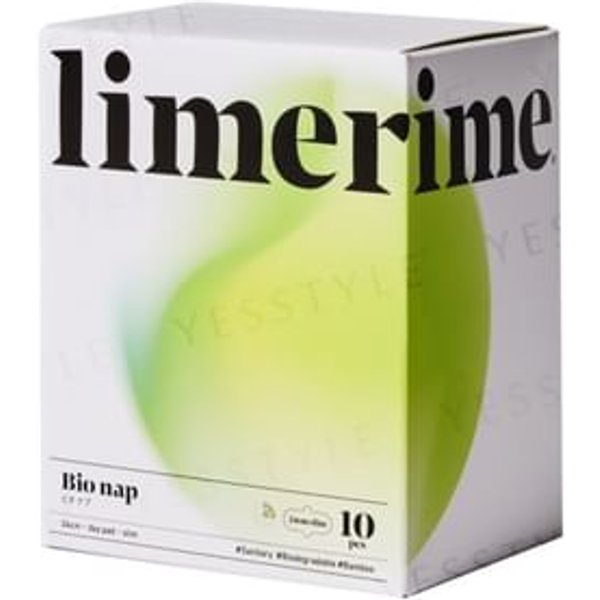limerime - Bamboo Slim Day Sanitary Feminine Pads With Wings 24cm 10 pcs