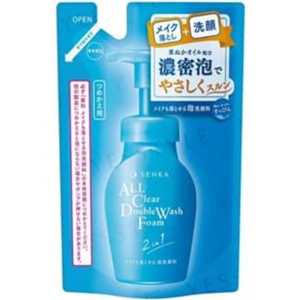 Shiseido - Senka All Clear Double Wash Foam Refill 130ml