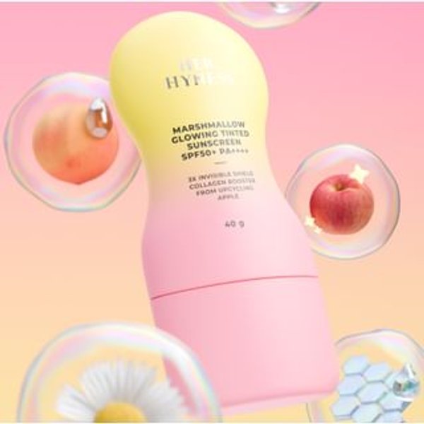 HER HYNESS - Marshmallow Glowing Tinted Sunscreen SPF 50+ PA++++ 40g