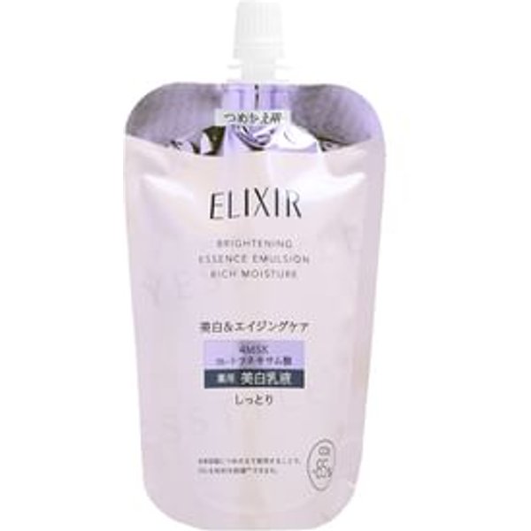 Shiseido - Elixir Brightening Essence Emulsion Rich Moisture Refill 110ml