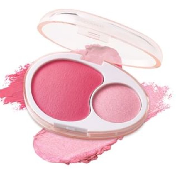 UCANBE - Dual Effect Mousse Blusher - 5 Colors 05# Crepe - 7.2g