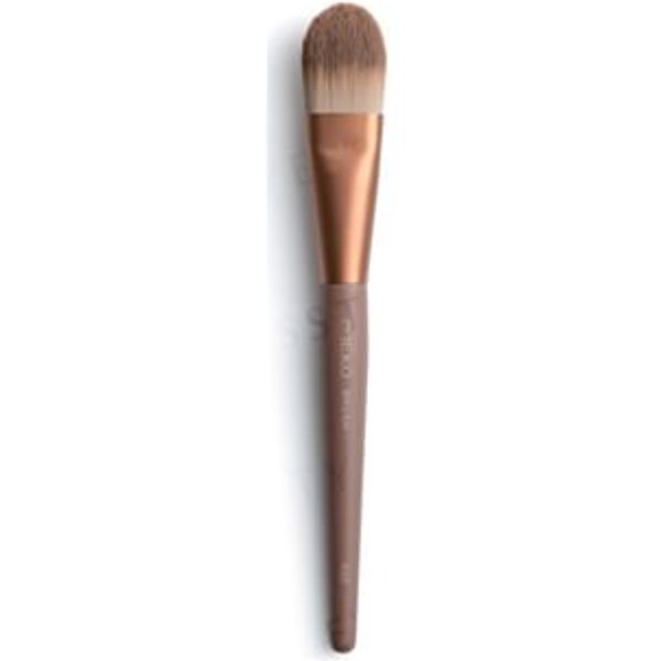 MEKO - Twilight Gold Artistry Brush Series Flat Round Foundation Brush A02