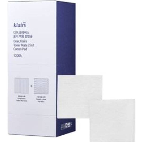 Dear, Klairs - Toner Mate 2 in 1 Cotton Pad - Wattepad