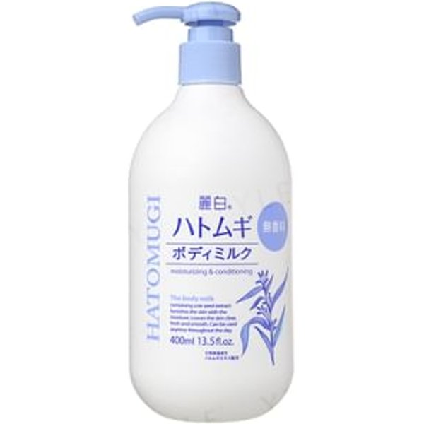 KUMANO COSME - Reihaku Hatomugi The Body Milk Fragrance Free 400ml