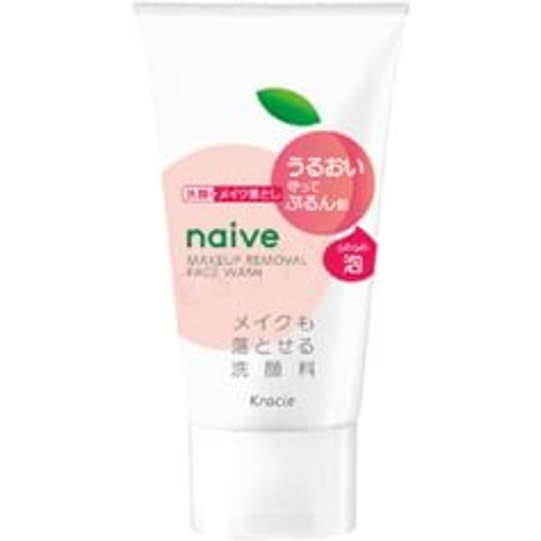 Kracie - Naive Makeup Removal Face Wash 45g Peach Leaf