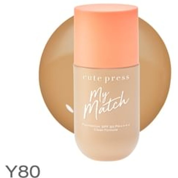 Cute Press - My Match Foundation SPF 50 PA++++ Y80 Warm Honey