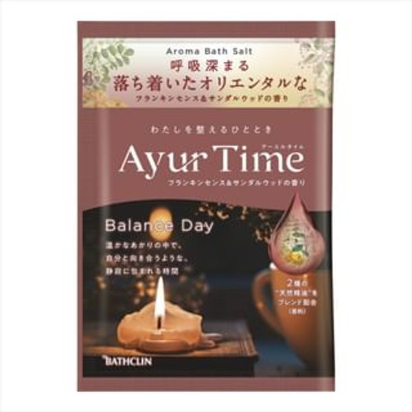 BATHCLIN - Ayur Time Aroma Bath Salt Balance Day 40g