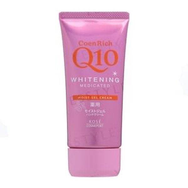 Kose - CoenRich Q10 Whitening Moist Gel White Floral Hand Cream - Gel-crème mains hydratant et éclaircissant