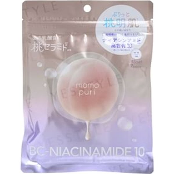 BCL - Momo Puri Niacinamide & Peach Ceramide Water & Lactobacillus Blend Facial Mask 7 pcs