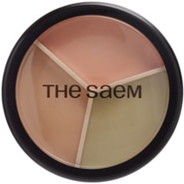 The Saem - Cover Perfection Triple Pot Concealer - 11 Types 2025 Version - #08 Middle Beige