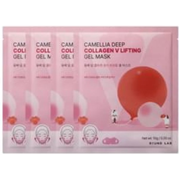 ROUND LAB - Camellia Deep Collagen V Lifting Gel Mask Set - Set de masques du menton liftants